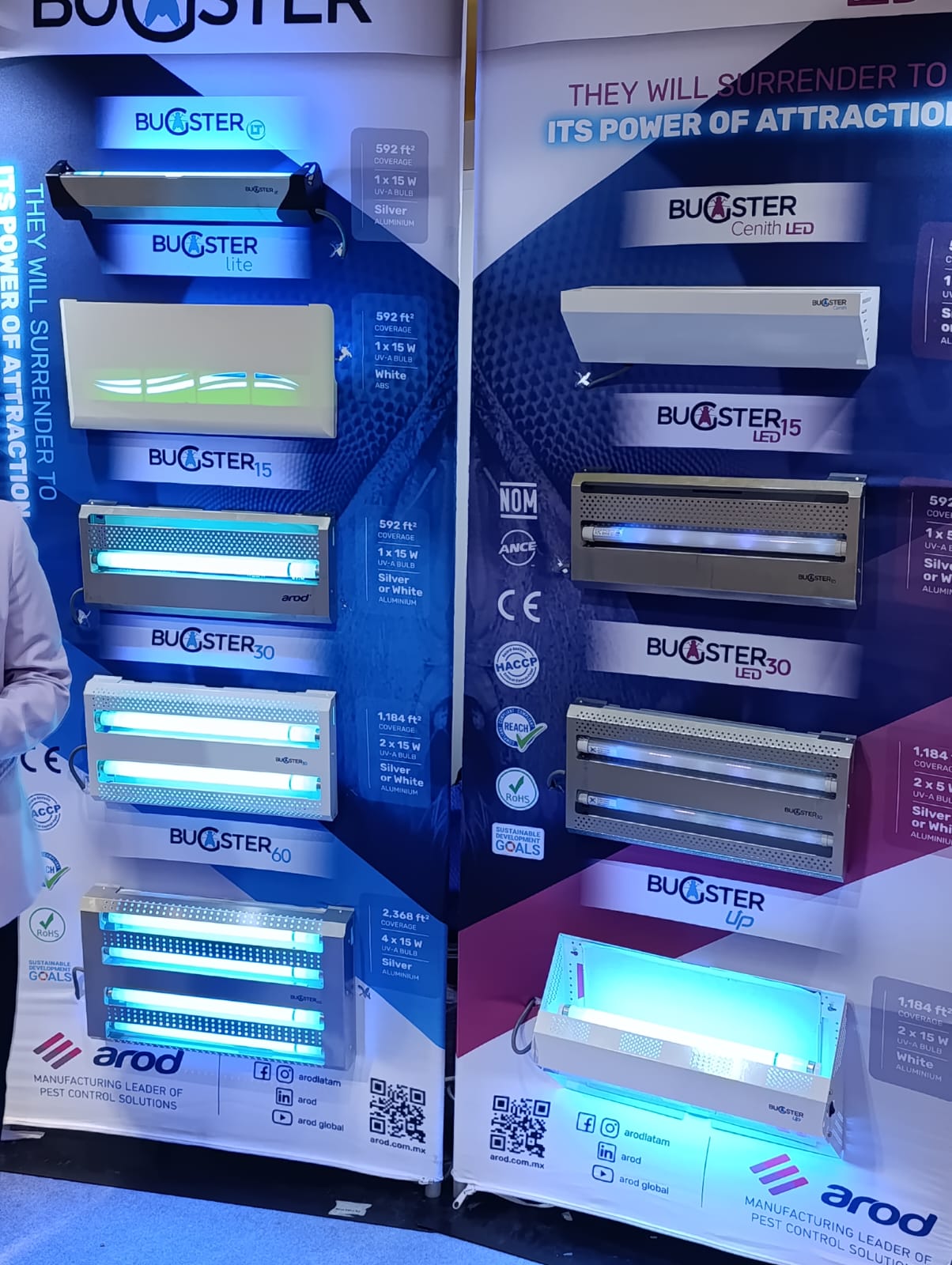 Trampa UV para insectos